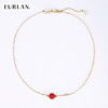 EURLAN.  X系列  玛瑙石项链 如意红 商品缩略图0