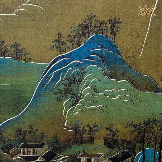 铜师傅 手工錾刻 铜雕画《千里江山圆形之一》