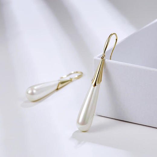 LYJM-h3598大气优雅，仿珍珠高级感法式复古耳坠 商品图3