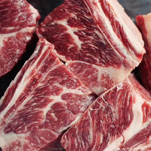 智利m6m8和牛带骨牛小排218元斤肉质松软弹牙不硬不软链接牛肩胛和胸