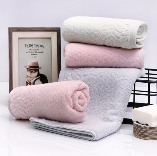 【毛巾】*纯棉吸水素色毛巾 洗脸巾男女适用 商品图1