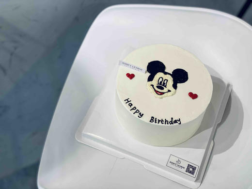 米奇米老鼠手绘宝宝生日奶油蛋糕 商品图0