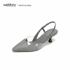 Westory夏新胎牛毛凉鞋W29AH50091