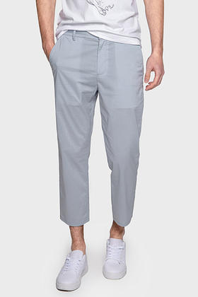 callisto蓝雀灰橡筋腰单裤  SPCPW005LB