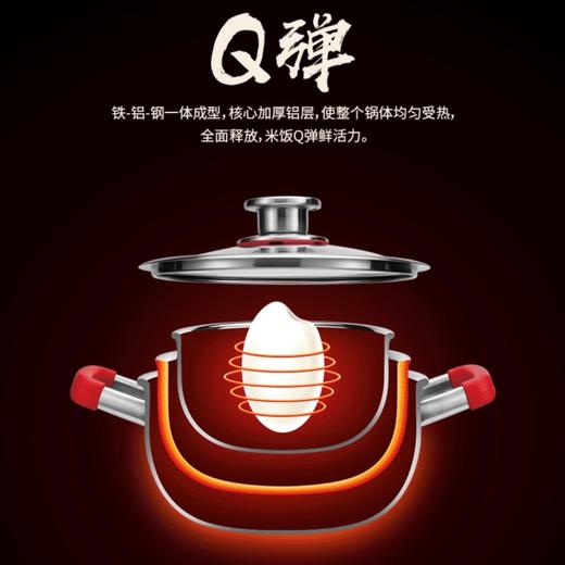 cizzle喜时【花博】20cm元气锅巴锅小红锅炖锅汤锅万用锅 商品图4