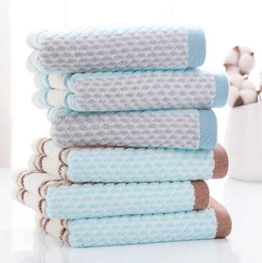 【毛巾】纯棉彩条斜纹吸水毛巾礼品定制LOGO男女通用 商品图2