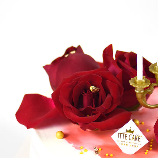 【宫廷玫瑰】水果奶油 鲜花烛台复古蛋糕 商品图1