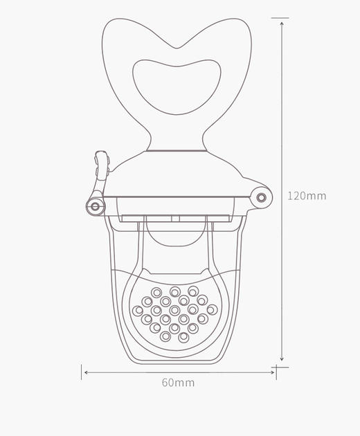 好孩子婴儿辅食器（三色随机发货）J80120JPY带授权招加盟代理 商品图9