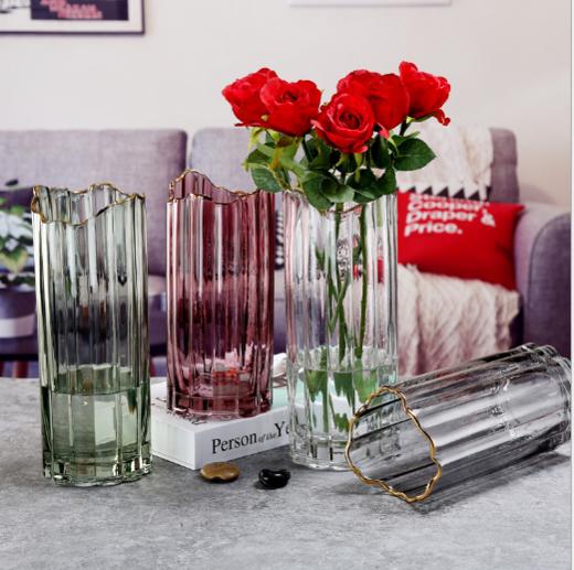 现代简约不规则竖楞加厚原色玻璃 商品图3