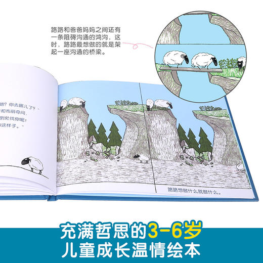 【神奇麻麻】倒霉羊系列哲理绘本（3册）-路路 一只随心所欲的羊 商品图6