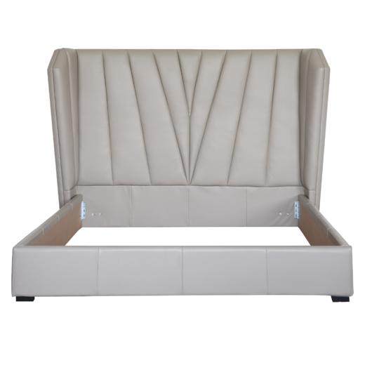 NS家居nsfurniture软包真皮双人床NSBD-L7048 商品图2