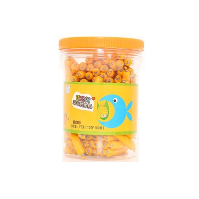 【品牌直供】优悠阁鳕鱼肠大桶鱼肠1000克(玉米味)JPY带授权招加盟代理