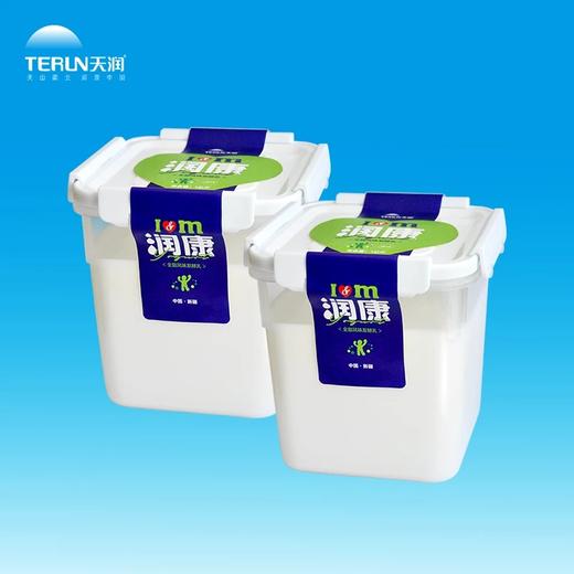 润康低温桶装酸奶  全脂风味发酵乳 新疆特色酸奶 1KG*2桶（家庭装） 商品图4