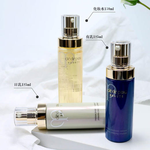 CPB/肌肤之钥 水乳套装 光彩三件套 滋润型（化妆水170毫升+日乳125毫升+夜乳125毫升） 补水保湿护肤套装【CDF】28年后 商品图4