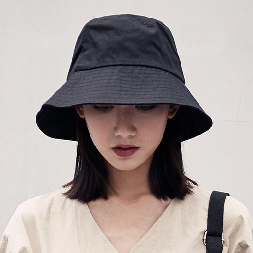 渔夫帽子假发一体女夏天时尚高温丝锁骨长发带帽女士假发全头套 商品图4