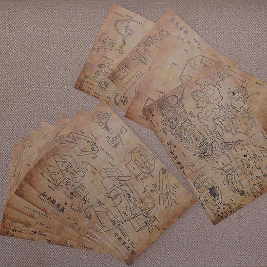 西泠印社 盗墓笔记周边地图明信片套装 商品图2