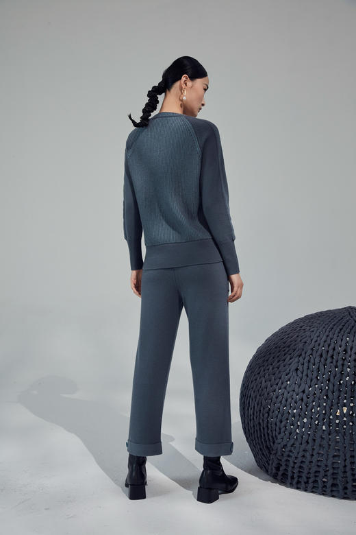 秋冬 羊绒休闲女裤 SJF92K159N 商品图4