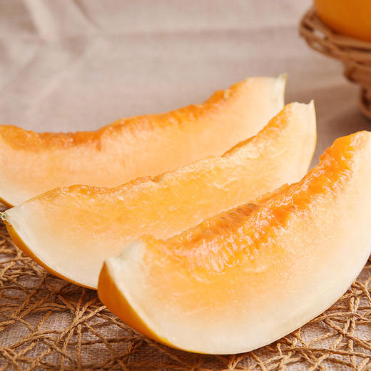 甘肃民勤沙漠蜜瓜金红宝香气馥郁甜蜜多汁肉质清脆89斤