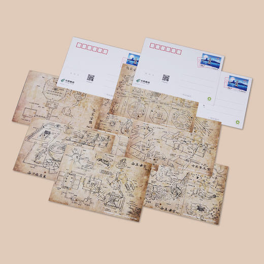 西泠印社 盗墓笔记周边地图明信片套装 商品图0