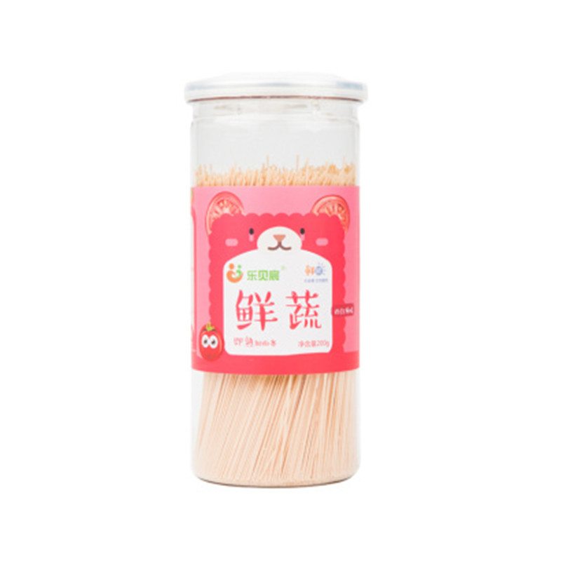 【品牌直供】乐贝宸婴幼儿辅食鲜蔬直面条西红柿味200g/罐JPY带授权招加盟代理