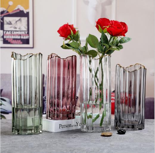 现代简约不规则竖楞加厚原色玻璃 商品图5