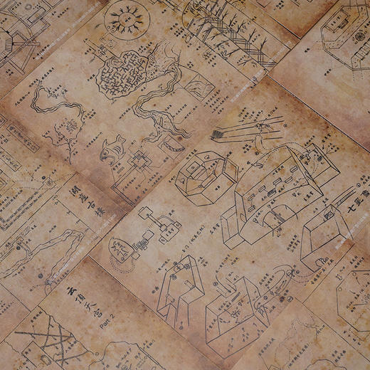 西泠印社 盗墓笔记周边地图明信片套装 商品图3