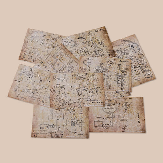 西泠印社 盗墓笔记周边地图明信片套装 商品图6