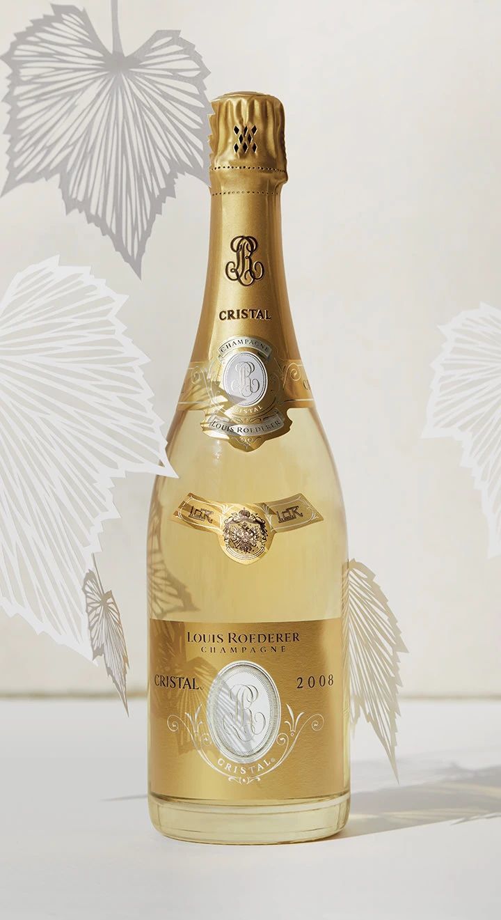香槟中的爱马仕路易王妃水晶年份香槟2008礼盒版louisroederer