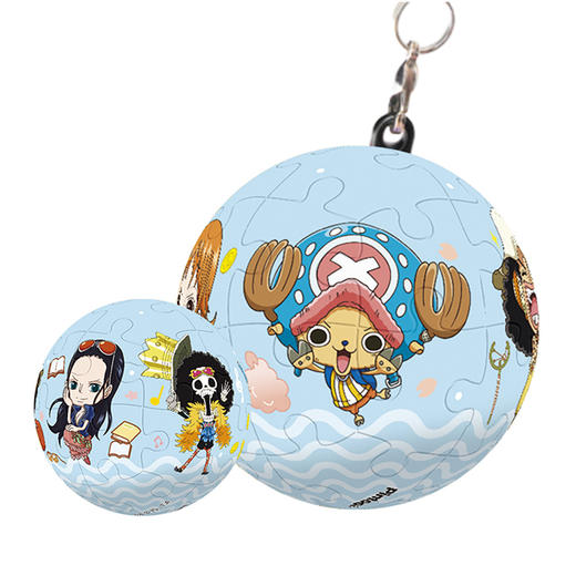 【折扣商品 不退不换】24片 钥匙扣拼图 A3376 ONE PIECE-新世界旅行 商品图0