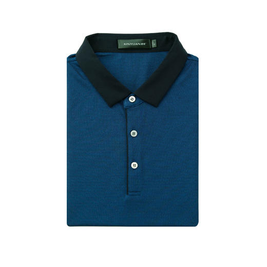 鑫缘 男真丝针织短袖T恤 GT3977 商品图4