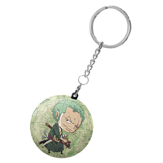 【折扣商品 不退不换】24片 钥匙扣拼图 塑料拼图 A3155 ONE PIECE-佐罗 商品图0