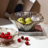 【果盘】*花瓣创意水晶果盘现代简约客厅家用茶几大号个性玻璃水果盘零食碟 商品缩略图0