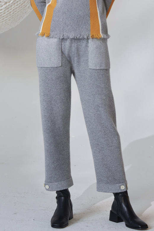 秋冬 羊绒休闲女裤 SJF92K159N 商品图1