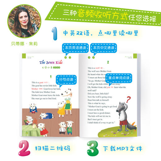 Classic English Fairy Tales 经典英语童话的三种阅读法（可点读） 商品图2