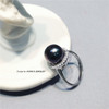 【每日特选】14K白金大溪地黑珍珠钻石戒指(预约看货) 商品缩略图4