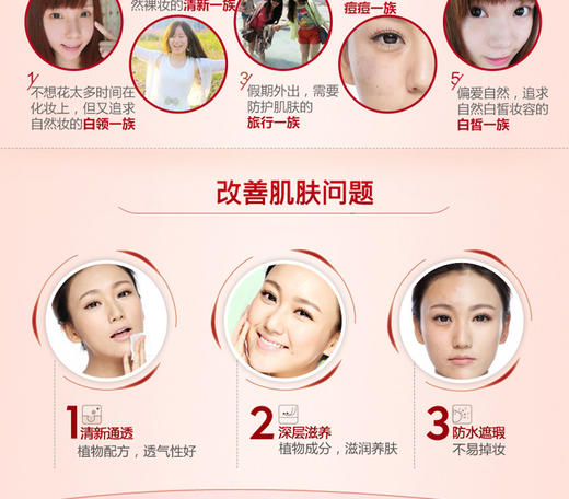 Hanhoo/韩后红颜知己润色修颜霜 自然色35gJPY带授权招加盟代理 商品图7