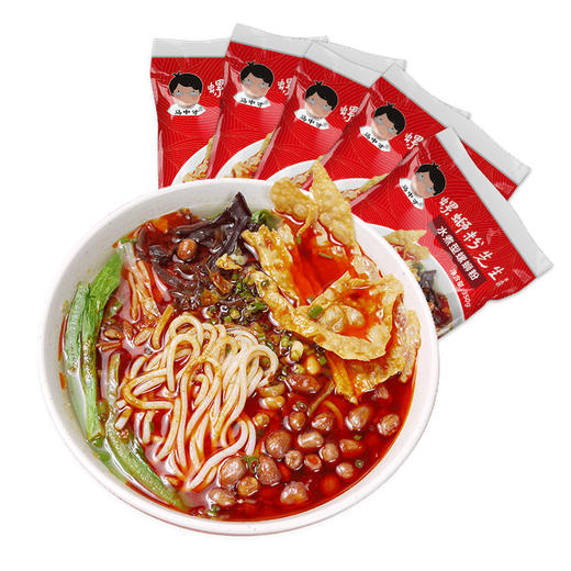 水煮型螺蛳粉先生 够味的一碗粉 无化学添加的米粉 螺蛳鲜香汤底 7厘米大腐竹 精心制作 商品图0