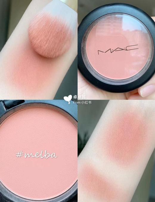 MAC魅可柔彩矿质腮红修容控油定妆提亮肤色 warm soul/love joy/melba 商品图3