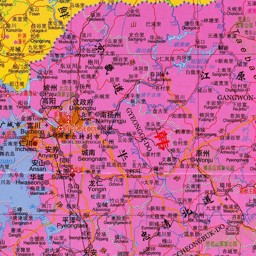 世界分国地图.朝鲜 商品图1