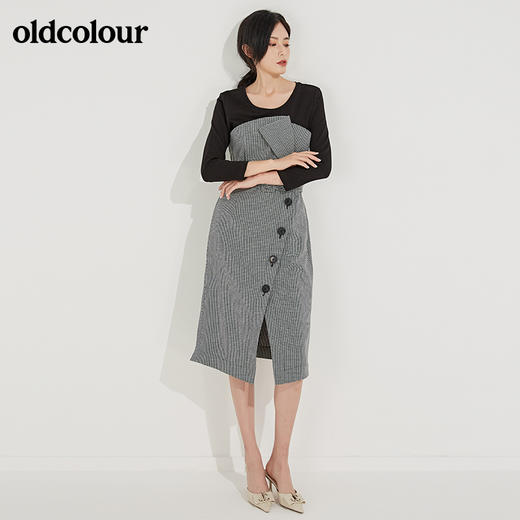 oldcolour中袖连衣裙L32102253 商品图3