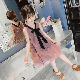 SY-TX95193夏季新款韩版儿童裙女孩洋气公主裙