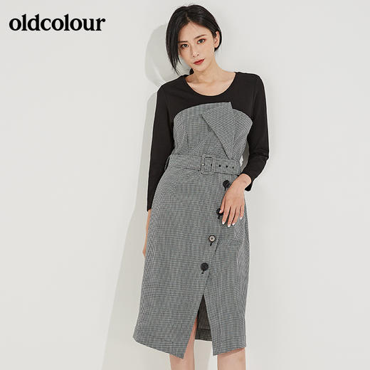oldcolour中袖连衣裙L32102253 商品图4