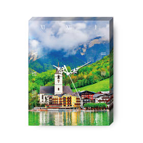 【折扣商品 不退不换】366片 无框时钟拼图  HK1004 沃尔夫冈湖的宁静时分