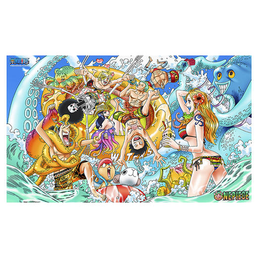 【折扣商品 不退不换】1000片 平面塑料拼图 H2168 ONE PIECE-夏 商品图0