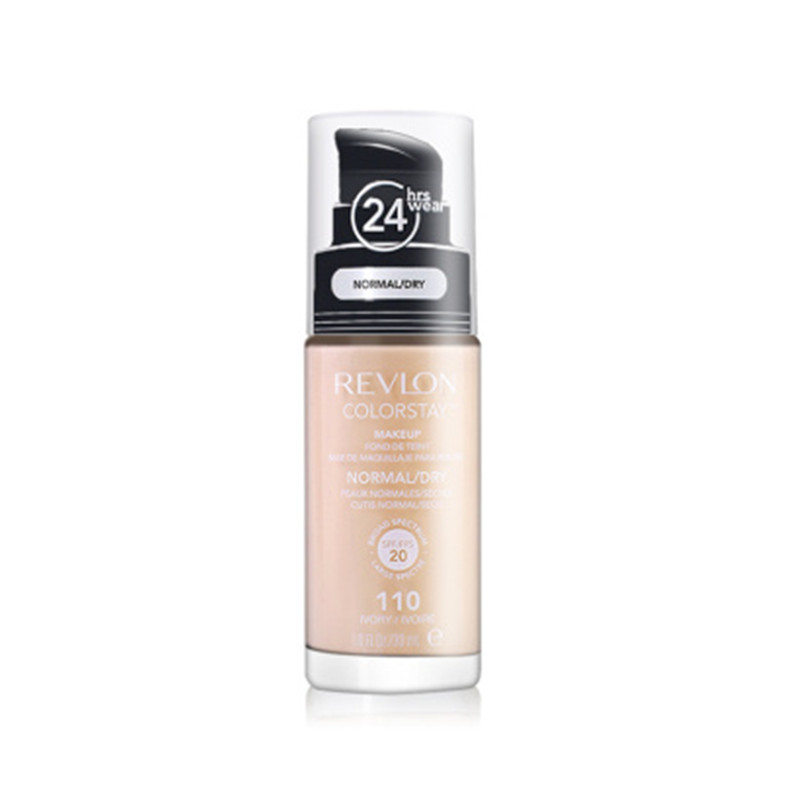美国露华浓Revlon24小时不脱色粉底液30ml 干性 110号 香港直邮JPY带授权招加盟代理