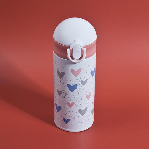 弹盖保温杯350ML女学生可爱韩版小巧便携呆萌少女心女士水杯ins防漏杯子JJ20919 商品图1