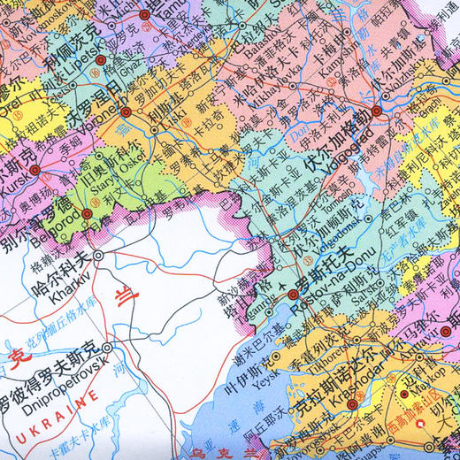 世界分国地图.俄罗斯 商品图1