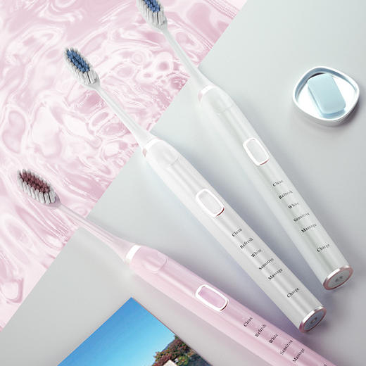 FAT声波电动牙刷 | 15种洁牙方案，牙齿白又净 商品图0
