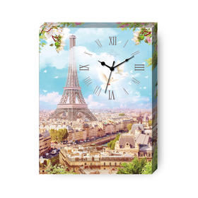 366片 无框时钟拼图 塑料拼图HK1003 巴黎春之颂
