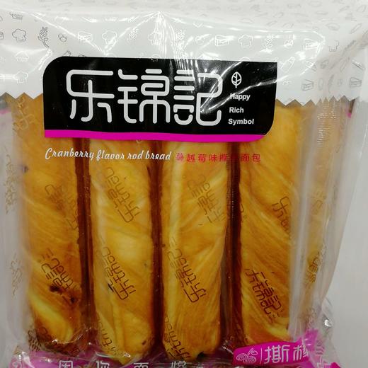 乐锦记蔓越莓味软心棒面包380g 商品图0